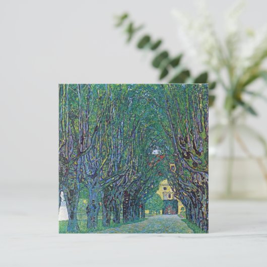 Avenue in Schloss Kammer Park bei Gustav Klimt (Stehend Vorderseite)