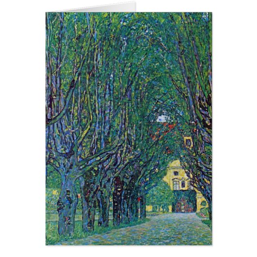 Avenue in Schloss Kammer Park bei Gustav Klimt (Vorne)