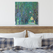 Avenue in Schloss Kammer Park bei Gustav Klimt Leinwanddruck (Insitu (Schlafzimmer))