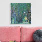 Avenue in Schloss Kammer Park bei Gustav Klimt Leinwanddruck (Insitu (Wohnzimmer))