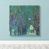 Avenue in Schloss Kammer Park bei Gustav Klimt Leinwanddruck (Insitu (Holzboden))