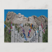 Avenue of Flags, Mount Rushmore National Memorial Postkarte (Vorderseite)