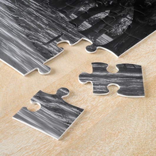 Avenue of Oaks Graustufen Puzzle (Seite)