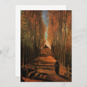 Avenue of Poplars im Herbst von Vincent van Gogh (Vorne/Hinten)