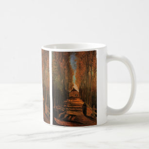 Avenue of Poplars im Herbst von Vincent van Gogh Kaffeetasse