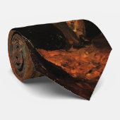 Avenue of Poplars im Herbst von Vincent van Gogh Krawatte (Gerollt)