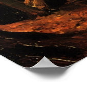 Avenue of Poplars im Herbst von Vincent van Gogh Poster (Ecke)