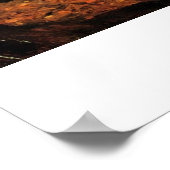 Avenue of Poplars im Herbst von Vincent van Gogh Poster (Ecke)