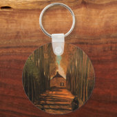 Avenue of Poplars im Herbst von Vincent van Gogh Schlüsselanhänger (Vorderseite)