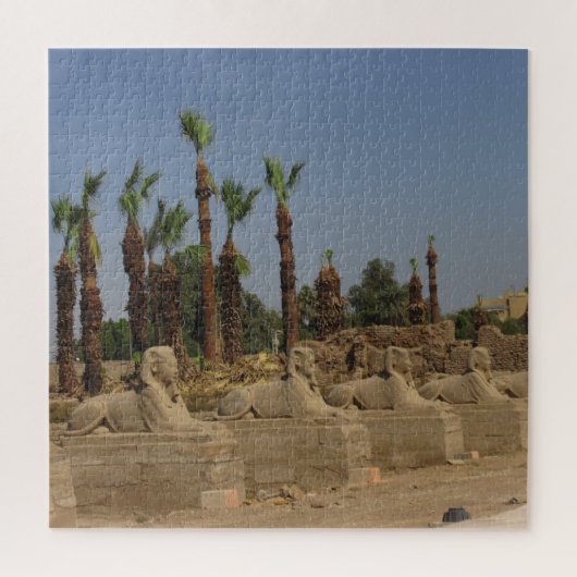 Avenue of Sphinxes - Ancient Egypt Jigsaw Puzzle (Vertikal)