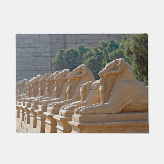 Avenue of Sphinxes in Karnak Temple - Ägypten Fußmatte (Vorderseite)