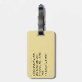 Avenue of Sphinxes in Karnak Temple - Ägypten Gepäckanhänger (Rückseite vertikal)