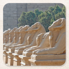 Avenue of Sphinxes in Karnak Temple - Ägypten Rechteckiger Pappuntersetzer