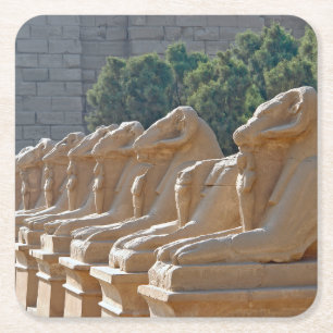 Avenue of Sphinxes in Karnak Temple - Ägypten Rechteckiger Pappuntersetzer