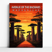 Avenue of the Baobabs Madagascar Canvas Wall Art Leinwanddruck