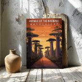 Avenue of the Baobabs Madagascar Canvas Wall Art Leinwanddruck