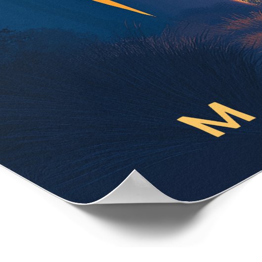 Avenue of the Baobabs Madagascar - Retro African Poster (Ecke)