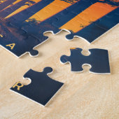 Avenue of the Baobabs Madagascar - Retro African Puzzle (Seite)