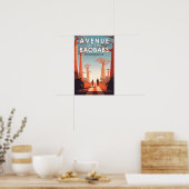 Avenue of the Baobabs Madagaskar Art Vintag Poster (Küche)