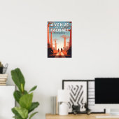 Avenue of the Baobabs Madagaskar Art Vintag Poster (Heimbüro)