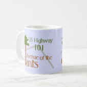Avenue of the Giants Coffee Tasse (Vorderseite Links)