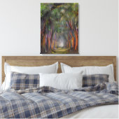 Avenue of the Oaks - Canvas Print Leinwanddruck (Insitu (Schlafzimmer))