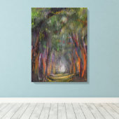 Avenue of the Oaks - Canvas Print Leinwanddruck (Insitu (Holzboden))