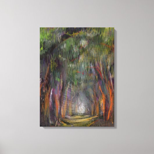 Avenue of the Oaks - Canvas Print Leinwanddruck (Vorderseite)
