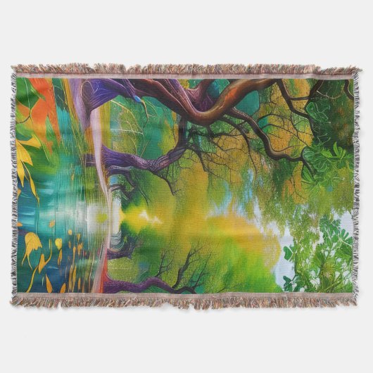 Avenue of Trees Herbstblätter Decke (Vorderseite)