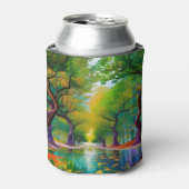 Avenue of Trees Herbstblätter Dosenkühler (Kanne Vorderseite)