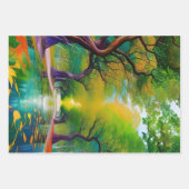 Avenue of Trees Herbstblätter Geschenkpapier Set (Vorderseite 2)