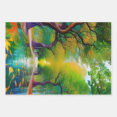 Avenue of Trees Herbstblätter Geschenkpapier Set (Vorderseite)