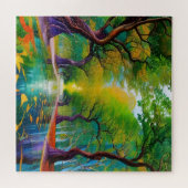 Avenue of Trees Herbstblätter Puzzle (Horizontal)