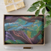 Avenue of Trees Herbstblätter Seidenpapier (Geschenk)