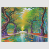 Avenue of Trees Herbstblätter Seidenpapier (Vorderseite)