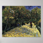 Avenue with Kastnut Trees at Arles, Van Gogh Poster (Vorne)