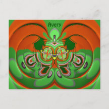 AVERA ~ 3D Design Muster ~ Weihnachtsfarben~