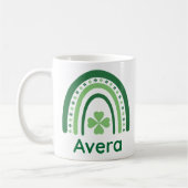 Avera Name Clover Boho Rainbow Kaffeetasse (Links)