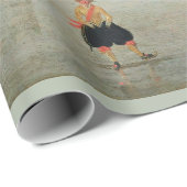 AVERCAMP "ICE SKATEN IN A VILLALAY" GIFT WRAP GESCHENKPAPIER (Rolleneckpunkt)