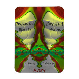 AVERE ~ CHRISTMAS-Karte Hell! ~ Magnet