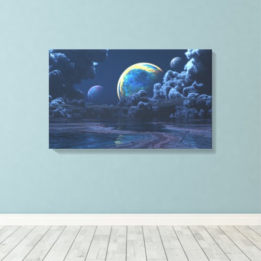 Avernusschalen Leinwanddruck (Insitu (Holzboden))