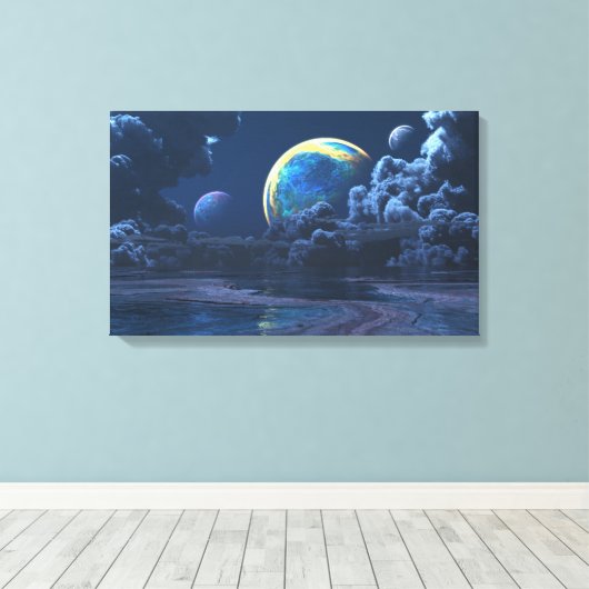 Avernusschalen Leinwanddruck (Insitu (Holzboden))