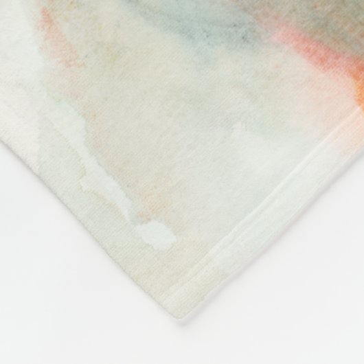 Aversion - Blue Watercolor Fleecedecke (Ecke)