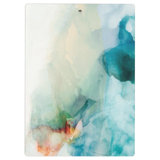 Aversion - Blue Watercolor Klemmbrett (Rückseite)