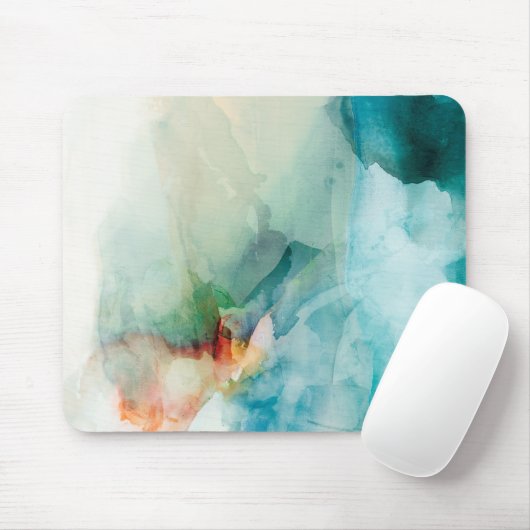 Aversion - Blue Watercolor Mousepad (Mit Mouse)