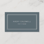 AVERY Dunkelblaue Double-Frame Visitenkarte (Vorderseite)