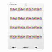 AVERY ETIKETTIEREN - Pop Art CUPCAKES (Vorne)