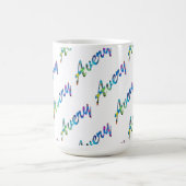 Avery Klassischer Weißer Becher Kaffeetasse (Mittel)