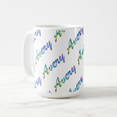 Avery Klassischer Weißer Becher Kaffeetasse (Vorderseite Links)