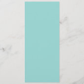 AVERY Mint Green Wedding Table danke Ihnen Karten (Rückseite)